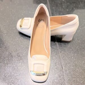 White elegant shoes